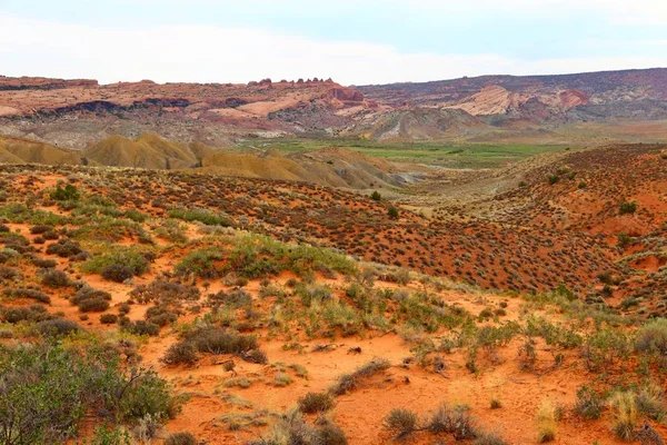 Beau Paysage Aux Couleurs Naturelles Parc National Des Arches Dans — Photo