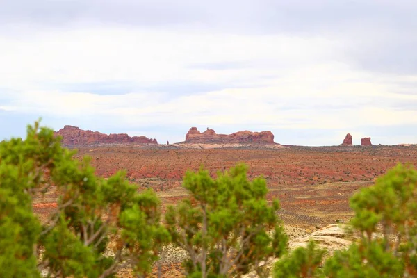 Mooi Landschap Natuurlijke Kleuren Arches Nationaal Park Utah Verenigde Staten — Stockfoto