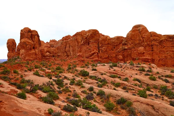 Beautiful Landscape Natural Colors Arches National Park Utah Usa — Stock Photo, Image