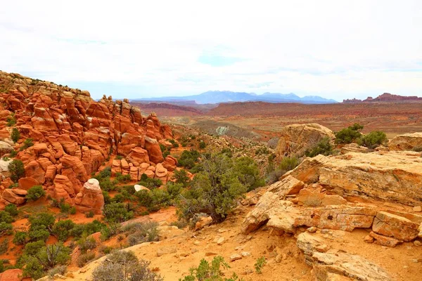 Mooi Landschap Natuurlijke Kleuren Arches Nationaal Park Utah Verenigde Staten — Stockfoto