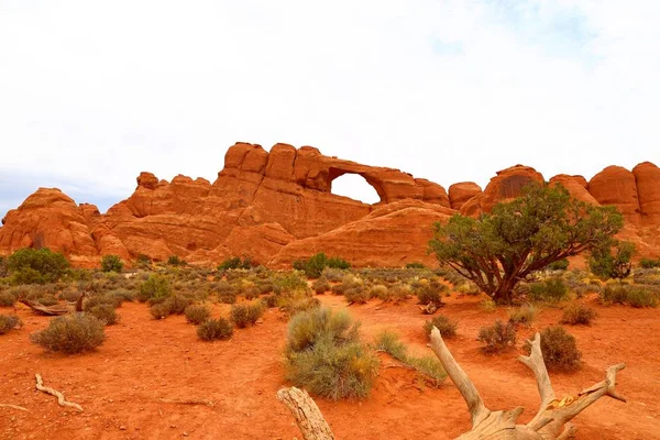 Krásná Krajina Přírodních Barvách Národním Parku Arches Utahu Usa — Stock fotografie