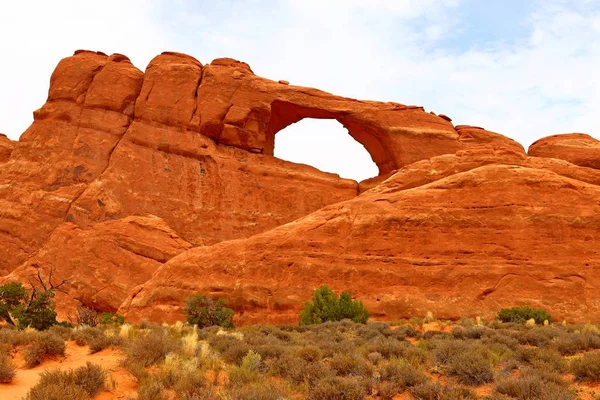 Krásná Krajina Přírodních Barvách Národním Parku Arches Utahu Usa — Stock fotografie