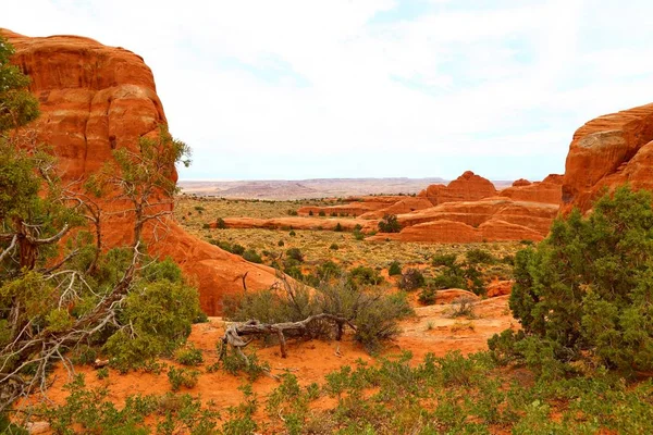 Mooi Landschap Natuurlijke Kleuren Arches Nationaal Park Utah Verenigde Staten — Stockfoto