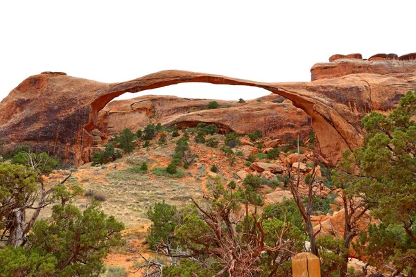 Hermoso Paisaje Colores Naturales Parque Nacional Arches Utah — Foto de Stock