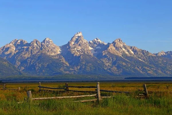 Vista Panorámica Parque Nacional Grand Teton Wyoming Usa —  Fotos de Stock