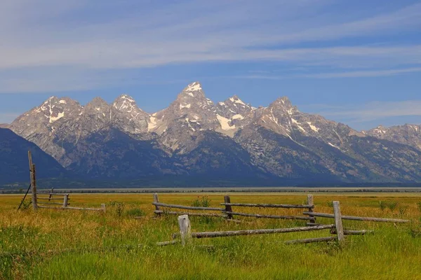 Vista Panorámica Parque Nacional Grand Teton Wyoming Usa —  Fotos de Stock