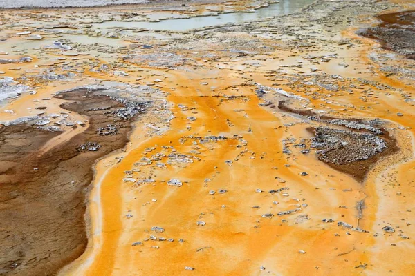 Fonte Termal Quente Bacia Geyser Superior Parque Nacional Yellowstone Wyoming — Fotografia de Stock