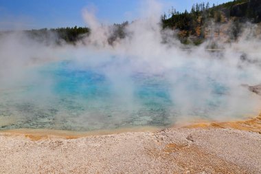 Midway şofben Havzası Yellowstone Milli Parkı Wyoming, ABD 