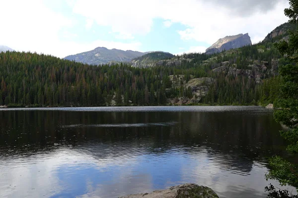 Bärensee Felsigen Bergnationalpark Colorado Usa — Stockfoto