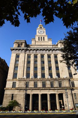  Sabah Shanghai Çin shanghai Bund tarihi binalar