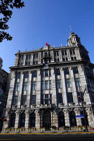 Shanghai Bund Historische Gebouwen Ochtend Shanghai China — Stockfoto