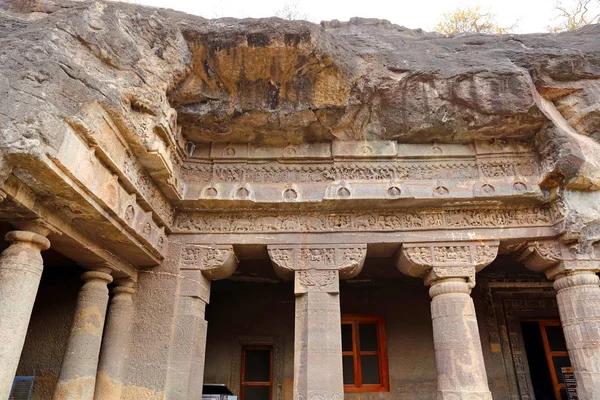 Ajanta Höhlen Indien Die Ajanta Höhlen Maharashtra Staat Sind Buddhistische — Stockfoto