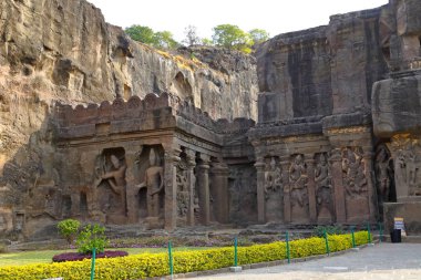 Ellora mağaraları Tapınağı, rock-Cut tapınaklar, Aurangabad, Maharashtra Merkezi Hindistan 