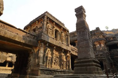 Ellora mağaraları Tapınağı, rock-Cut tapınaklar, Aurangabad, Maharashtra Merkezi Hindistan 
