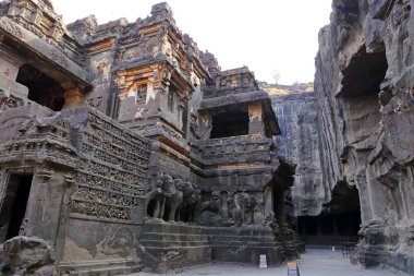 Ellora mağaraları Tapınağı, rock-Cut tapınaklar, Aurangabad, Maharashtra Merkezi Hindistan 