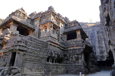 Ellora mağaraları Tapınağı, rock-Cut tapınaklar, Aurangabad, Maharashtra Merkezi Hindistan 