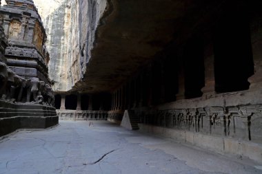 Ellora mağaraları Tapınağı, rock-Cut tapınaklar, Aurangabad, Maharashtra Merkezi Hindistan 