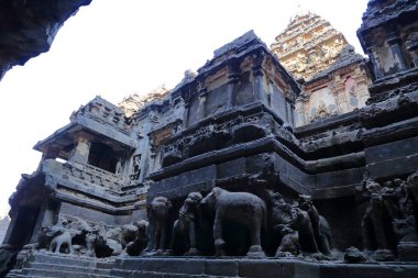 Ellora mağaraları Tapınağı, rock-Cut tapınaklar, Aurangabad, Maharashtra Merkezi Hindistan 