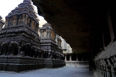 Ellora mağaraları Tapınağı, rock-Cut tapınaklar, Aurangabad, Maharashtra Merkezi Hindistan 