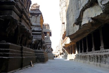 Ellora mağaraları Tapınağı, rock-Cut tapınaklar, Aurangabad, Maharashtra Merkezi Hindistan 