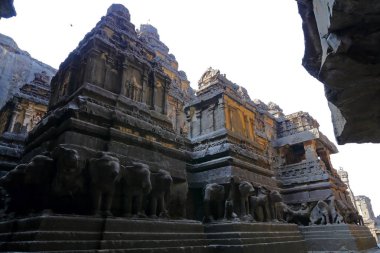 Ellora mağaraları Tapınağı, rock-Cut tapınaklar, Aurangabad, Maharashtra Merkezi Hindistan 