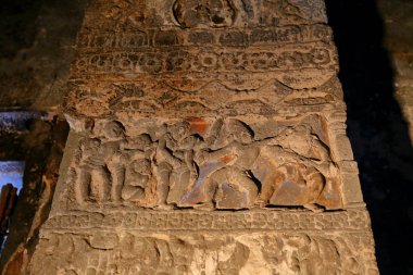 Ellora mağaraları Tapınağı, rock-Cut tapınaklar, Aurangabad, Maharashtra Merkezi Hindistan 