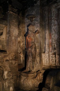 Ellora mağaraları Tapınağı, rock-Cut tapınaklar, Aurangabad, Maharashtra Merkezi Hindistan 