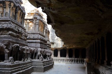 Ellora mağaraları Tapınağı, rock-Cut tapınaklar, Aurangabad, Maharashtra Merkezi Hindistan 