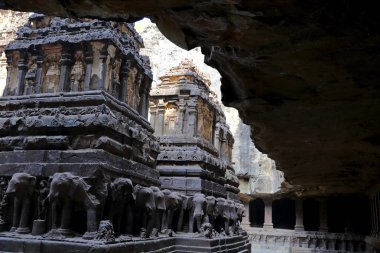 Ellora mağaraları Tapınağı, rock-Cut tapınaklar, Aurangabad, Maharashtra Merkezi Hindistan 