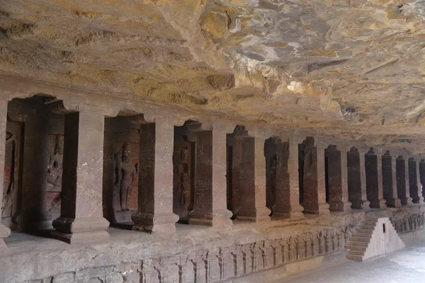 Templo Las Cuevas Ellora Los Templos Rocosos Aurangabad Maharashtra India — Foto de Stock