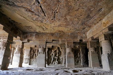 Ellora mağaraları Tapınağı, rock-Cut tapınaklar, Aurangabad, Maharashtra Merkezi Hindistan 