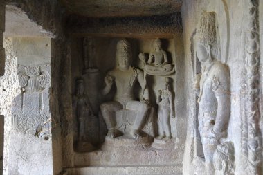 Ellora mağaraları Tapınağı, rock-Cut tapınaklar, Aurangabad, Maharashtra Merkezi Hindistan 