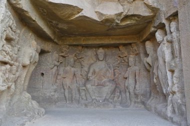 Ellora mağaraları Tapınağı, rock-Cut tapınaklar, Aurangabad, Maharashtra Merkezi Hindistan 