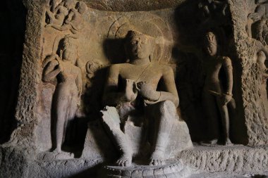 Ellora mağaraları Tapınağı, rock-Cut tapınaklar, Aurangabad, Maharashtra Merkezi Hindistan 