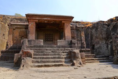 Ellora mağaraları Tapınağı, rock-Cut tapınaklar, Aurangabad, Maharashtra Merkezi Hindistan 