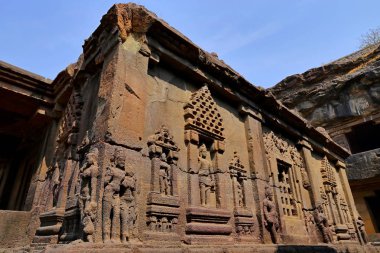Ellora mağaraları Tapınağı, rock-Cut tapınaklar, Aurangabad, Maharashtra Merkezi Hindistan 