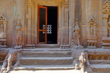 Ellora mağaraları Tapınağı, rock-Cut tapınaklar, Aurangabad, Maharashtra Merkezi Hindistan 
