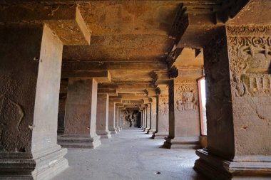 Ellora mağaraları Tapınağı, rock-Cut tapınaklar, Aurangabad, Maharashtra Merkezi Hindistan 