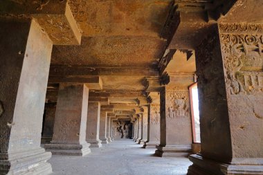 Ellora mağaraları Tapınağı, rock-Cut tapınaklar, Aurangabad, Maharashtra Merkezi Hindistan 