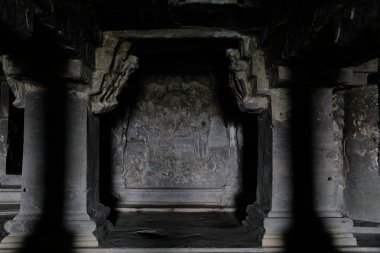 Ellora mağaraları Tapınağı, rock-Cut tapınaklar, Aurangabad, Maharashtra Merkezi Hindistan 