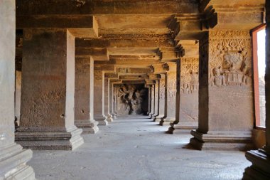 Ellora mağaraları Tapınağı, rock-Cut tapınaklar, Aurangabad, Maharashtra Merkezi Hindistan 