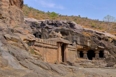 Ellora mağaraları Tapınağı, rock-Cut tapınaklar, Aurangabad, Maharashtra Merkezi Hindistan 
