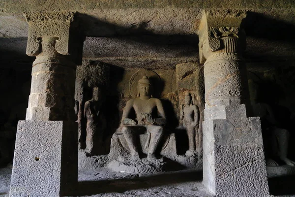 Templo Las Cuevas Ellora Los Templos Rocosos Aurangabad Maharashtra India — Foto de Stock