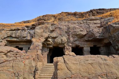 Ellora mağaraları Tapınağı, rock-Cut tapınaklar, Aurangabad, Maharashtra Merkezi Hindistan 