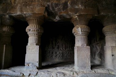 Ellora mağaraları Tapınağı, rock-Cut tapınaklar, Aurangabad, Maharashtra Merkezi Hindistan 