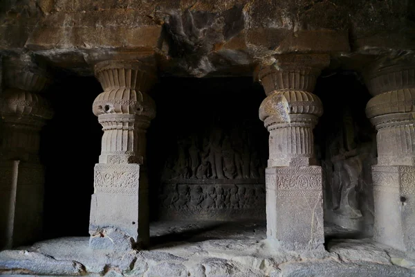 Templo Las Cuevas Ellora Los Templos Rocosos Aurangabad Maharashtra India —  Fotos de Stock