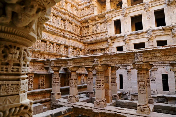 Rani Vav Ein Brunnen Ufer Des Flusses Saraswati Patan Ein — Stockfoto