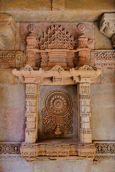 Adalaj Stepwell Hinduisk Byggnad Byn Adalaj Nära Ahmedabad Den Indiska — Stockfoto
