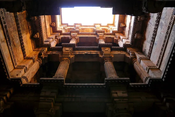 Дід Harir Vav Стевел Будівля Індуїстської Води Асарва Ахмадабад Індійському — стокове фото