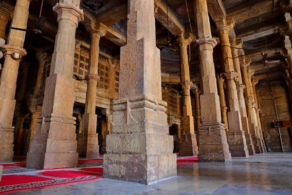 Mezquita Jama Masijd Makaraba Ahmedabad Estado Indio Gujarat — Foto de Stock